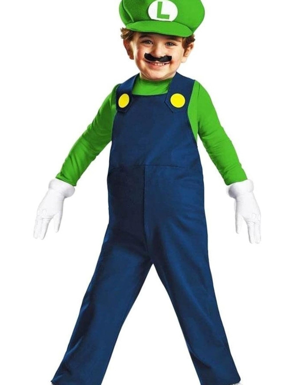 Super Mario Luigi Halloween Costume Toddler Size 2T NWT